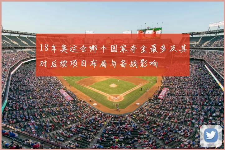 18年奥运会哪个国家夺金最多及其对后续项目布局与备战影响